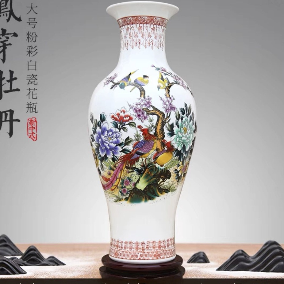 ⭐️美品⭐️大型中国景德镇花瓶 大型中国粉彩人物花瓶// 景德镇- 20 世纪– Diddenantiques