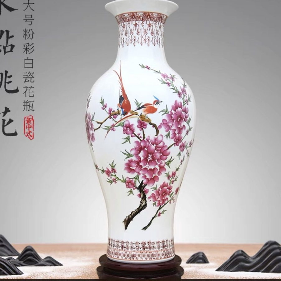 ⭐️美品⭐️大型中国景德镇花瓶 大型中国粉彩人物花瓶// 景德镇- 20 世纪– Diddenantiques