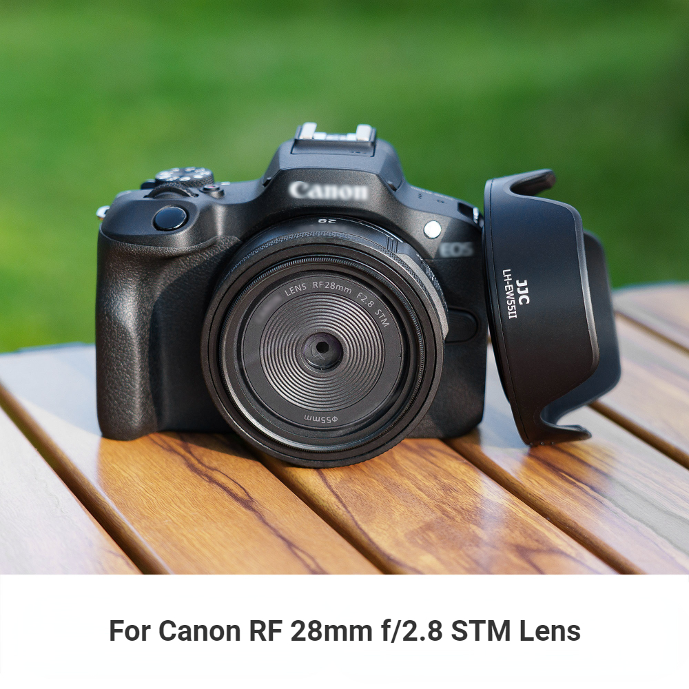 レンズ(単焦点) STM｜RFレンズ史上最小サイズ約120g！RFレンズ初 F2.8 RF28mm キヤノン LH-EW55II STM+JJC F2.8 RF28mm Canon レンズ(単焦点)