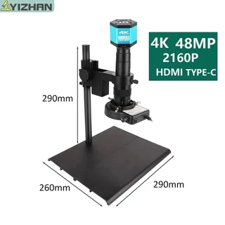 Yizhan 2160P 1080P 數碼視頻顯微鏡 4K 48MP 電子顯微鏡 C 型接口 180x 帶 Type-C