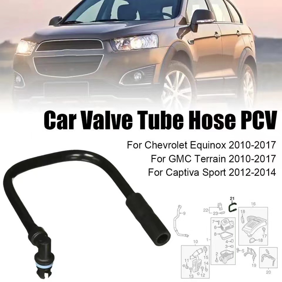 用於雪佛蘭 Captiva Equinox GMC 地形的曲軸箱通風 PCV 軟管 | 蝦皮購物