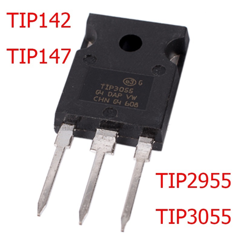 5PCS TIP2955 TIP3055 TO-247 NPN 全新和 IC | 蝦皮購物