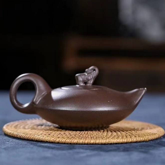 大象壺 宜興紫砂 紫砂壺・紫泥急須・茶壺・茶道具 茶壷 宜興紫砂水平壷 緑泥 50ml – 遊茶オンラインショップ