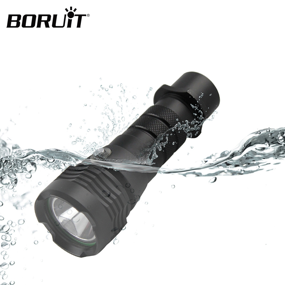 Boruit M51 1000LM LED 水肺潛水手電筒超亮 IP68 防水潛水手電筒水下 80M 魚叉燈籠 | 蝦皮購物