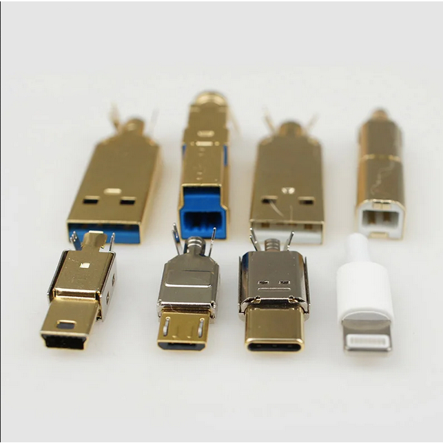Hifi 音頻鍍金 A 型 B 型 USB A USB B USB 3.0 迷你 USB Mico 連接器插孔尾插座連接 | 蝦皮購物