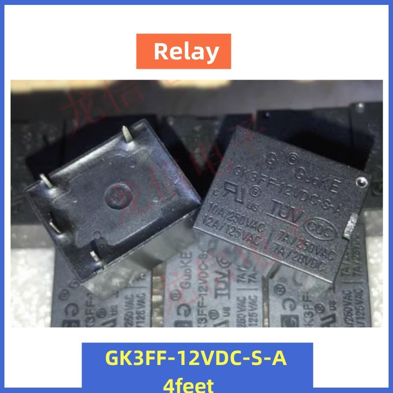 繼電器 GK3FF-12VDC-S-A 4腳 10A 繼電器 | 蝦皮購物