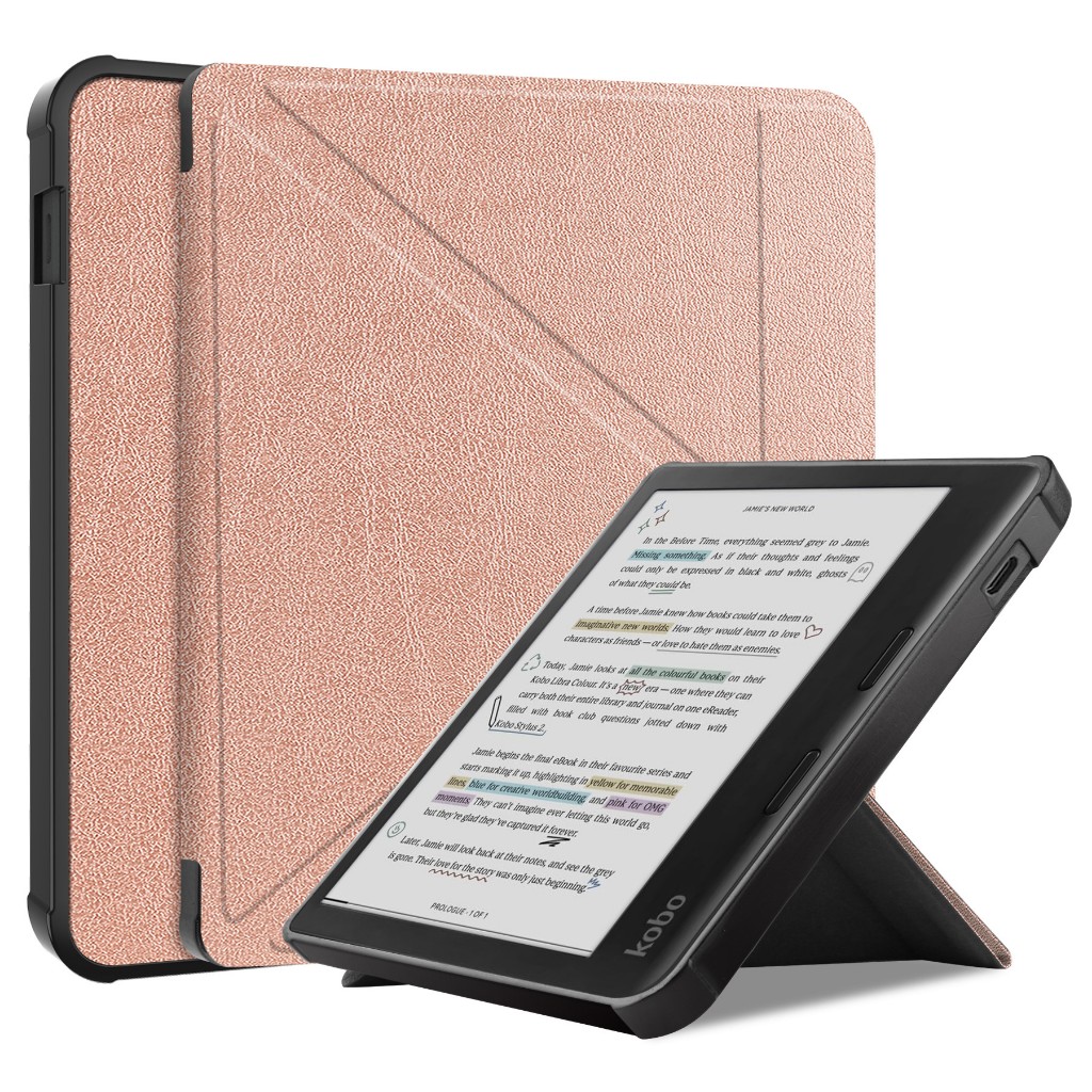 適用於KOBO Libra Colour 2024 智能對開保護套7 英寸電子書閱讀器保護