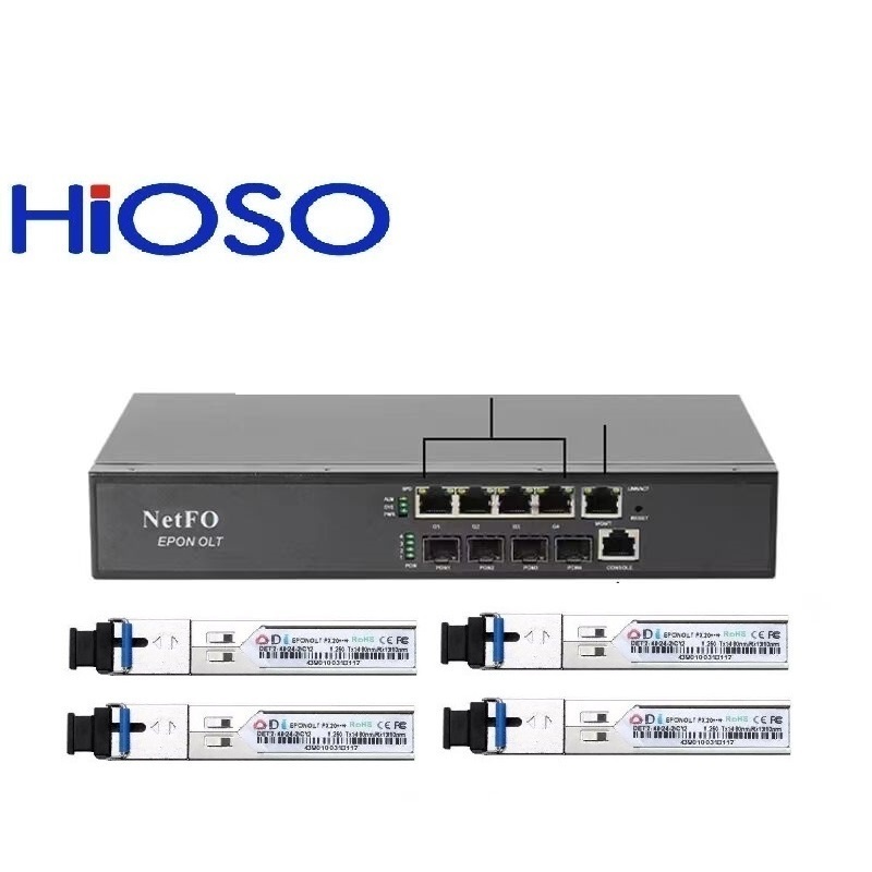 ZTE EPON OLT 4PON 迷你 4 端口帶網絡管理支持 ONU 解鎖兼容華為中興 V-SOL hoiso | 蝦皮購物