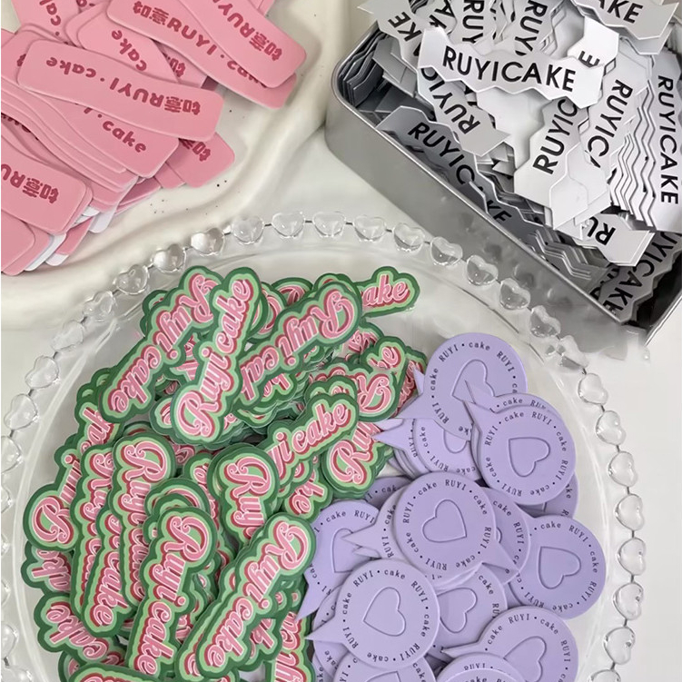 客製化插卡 蛋糕插牌 生日蛋糕插牌訂製 愛心紙杯甜點甜品裝飾 高級燙金燙銀彎曲插卡製作 | 蝦皮購物