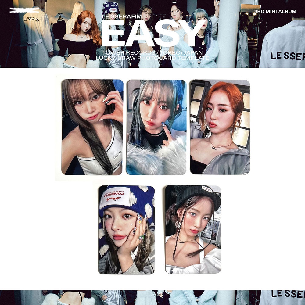 LESSERAFIM LE SSERAFIM EASY KPOPMERCH SHOPEE OFFICIAL PHOTO