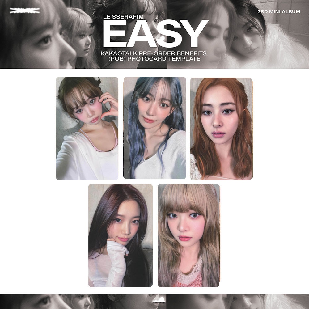 LESSERAFIM LE SSERAFIM EASY KPOPMERCH SHOPEE OFFICIAL PHOTO