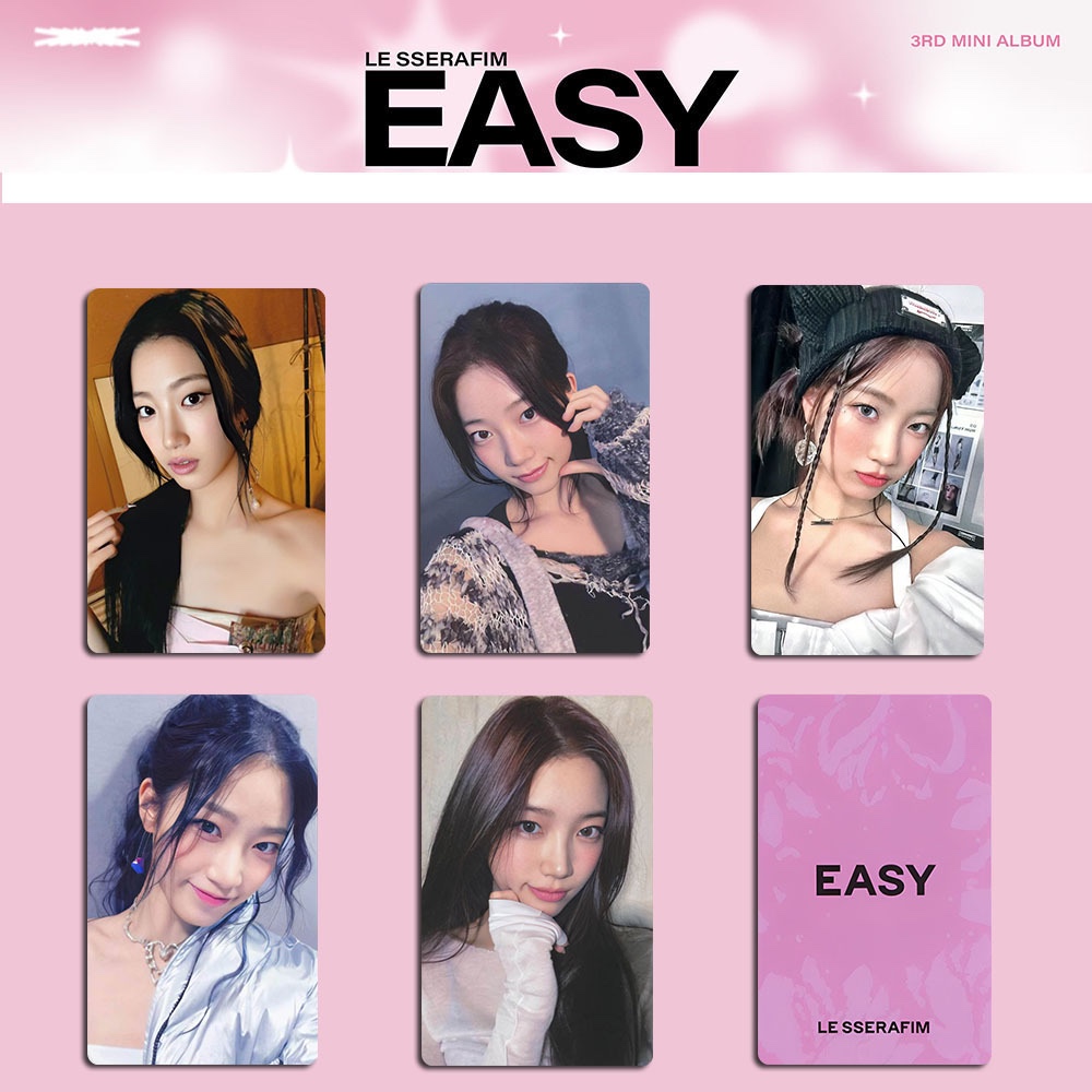 LE SSERAFIM EASY小卡Shopee Kpopmerch特典| 蝦皮購物
