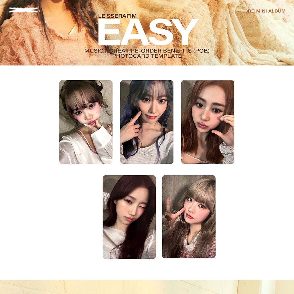 LE SSERAFIM SHOPEE kpopmerch 50枚 LE SSERAFIM SHOPEE kpopmerch 50枚 LE SSERAFIM SHOPEE