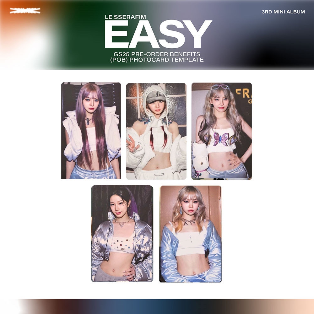 LE SSERAFIM SHOPEE kpopmerch 50枚 LE SSERAFIM SHOPEE kpopmerch 50枚 トレカ