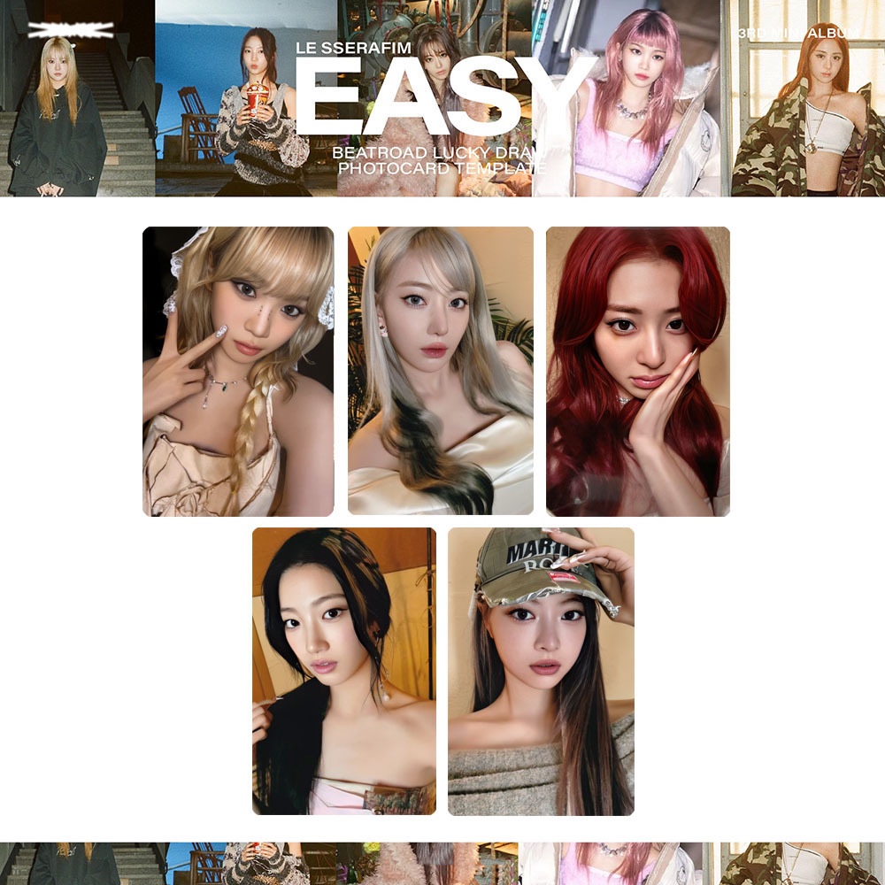 LESSERAFIM LE SSERAFIM EASY KPOPMERCH SHOPEE OFFICIAL PHOTO