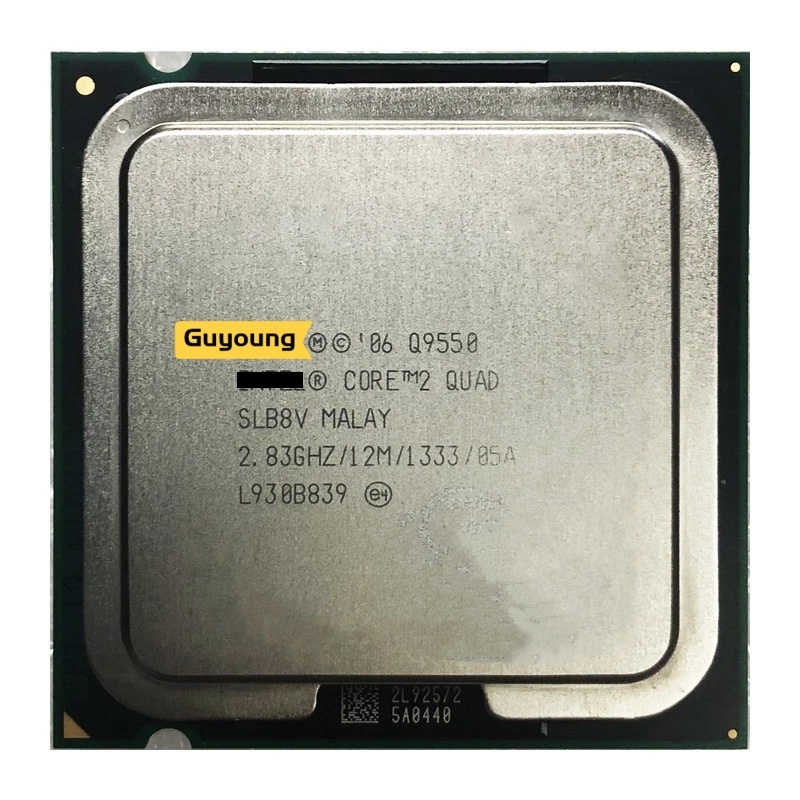 Processeur INTEL Core 2 Quad Q9550 SLAWQ 2,883 GHZ Socket 775 4 Coeurs - Accessoires informatique