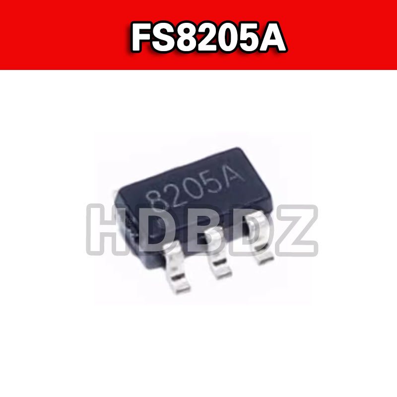 20-100pcs FS8205A SOT23-6 8205A 鋰電池保護電路芯片 IC SMD | 蝦皮購物