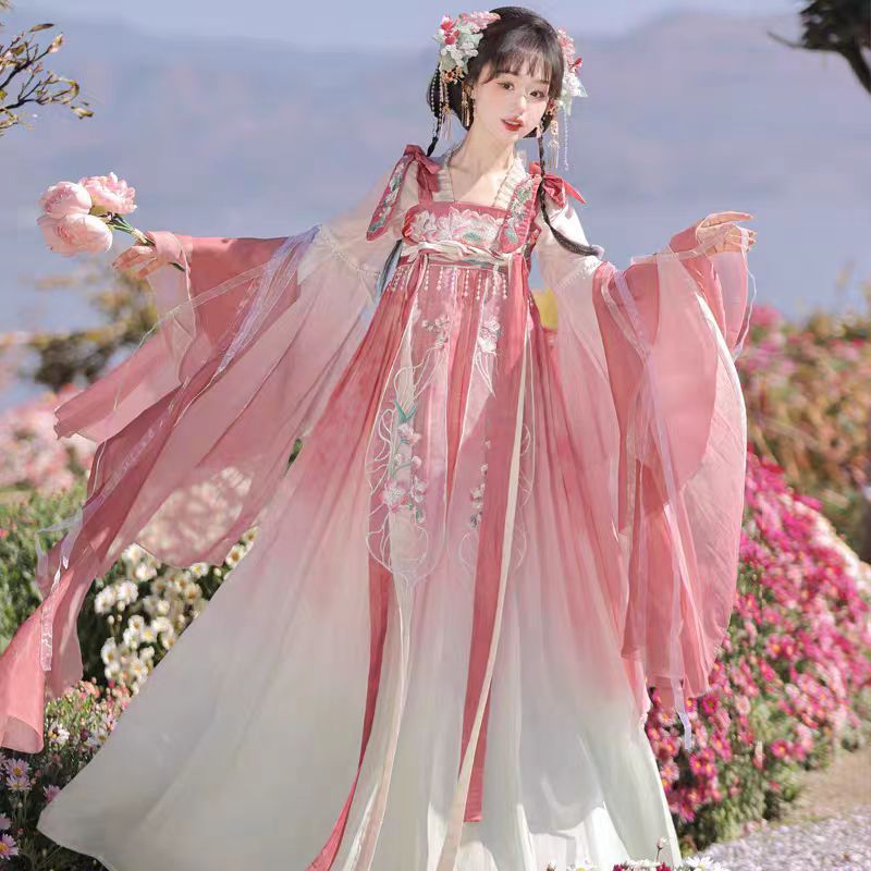 原創漢服女【清荷】齊胸儒裙日常款中國風新漢元素春夏 | 蝦皮購物