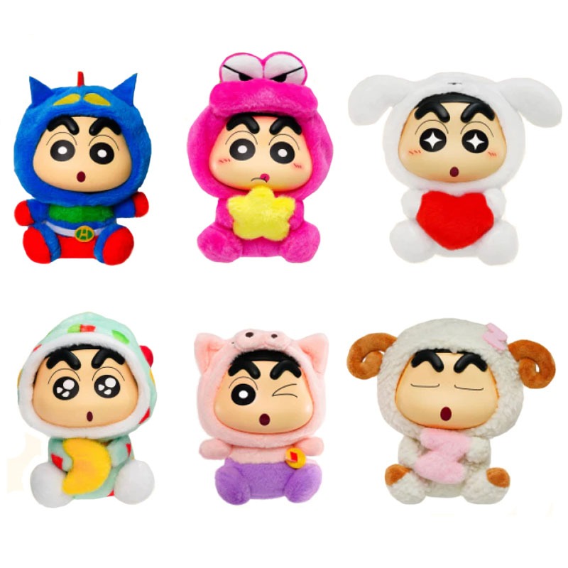 蠟筆小新搪小偶S 幻想小新VOL.1 毛絨盲盒盲抽盒玩小新絨毛玩偶娃娃公仔