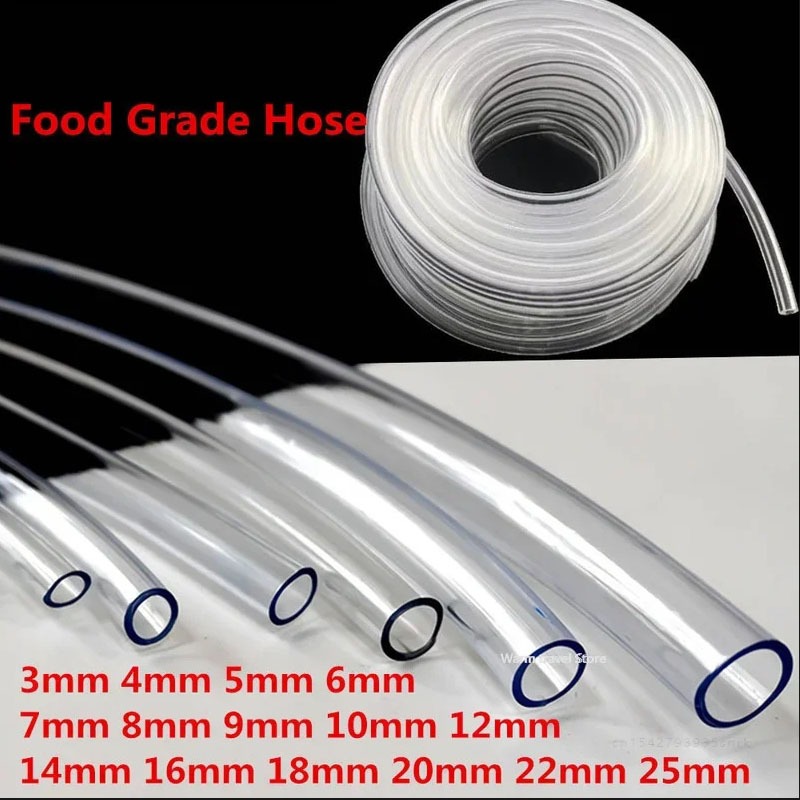 4mm 6mm 8mm10mm 12mm PVC 軟管透明管食品級管橡膠管軟管水族箱管泵軟管軟管 | 蝦皮購物