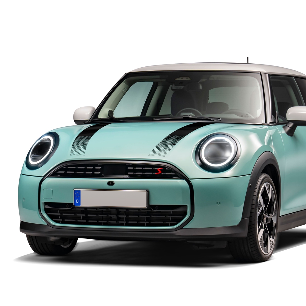Mini COOPER F65 F66 Hatchback 2024 2025 汽車引擎蓋發動機罩賽車條紋貼花貼紙 | 蝦皮購物