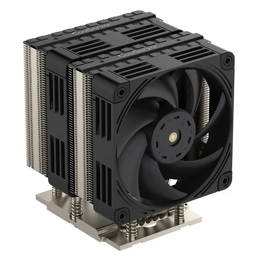 全新 SP5 服務器冷卻器 4U 適用於 EPYC SP5 風扇 M99 6 熱管 CPU 散熱器風冷散熱器 SP5 4 | 蝦皮購物