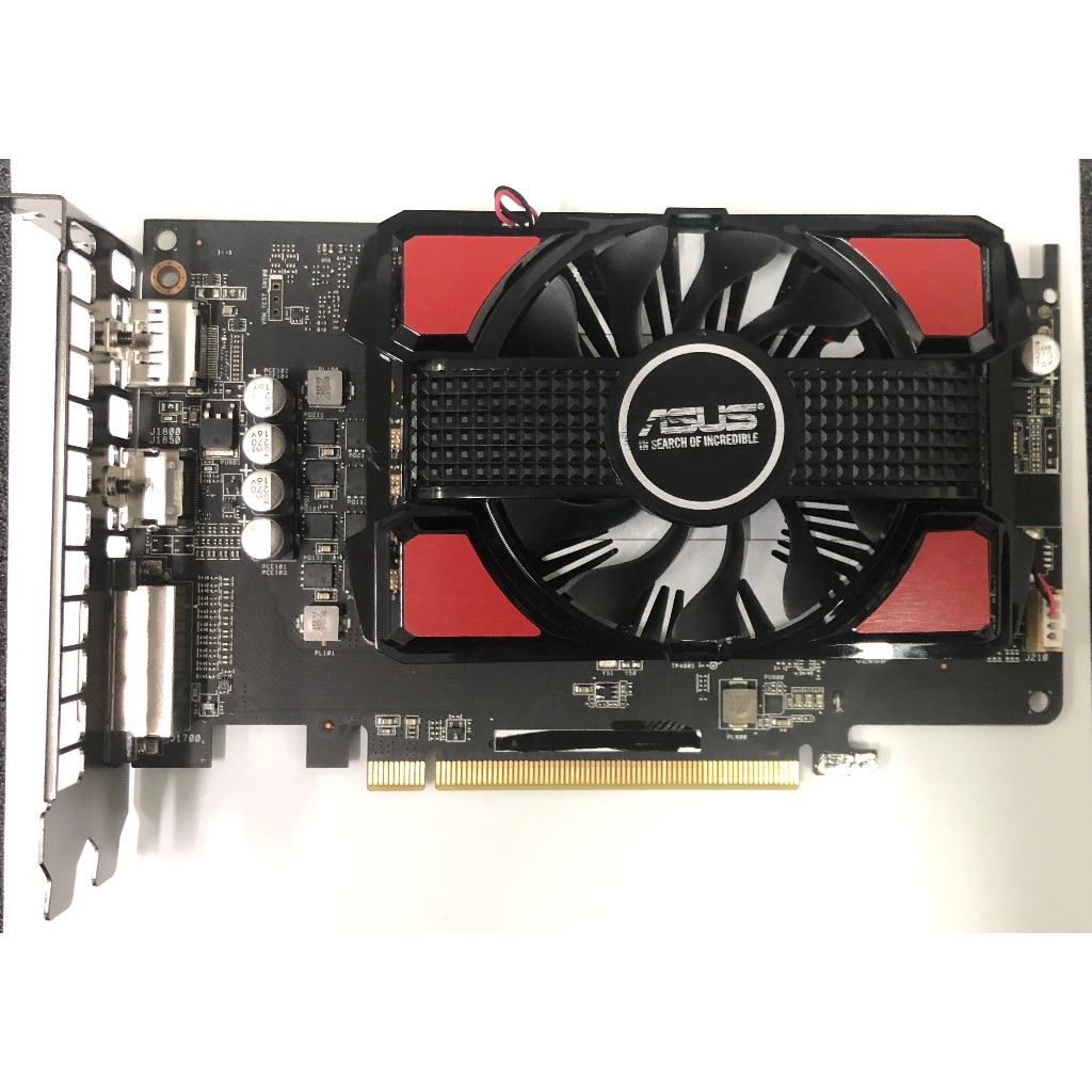 華碩 RX550 RX 550 2GB GDDR5 PCIe 顯卡 DVI HDMI DP | 蝦皮購物