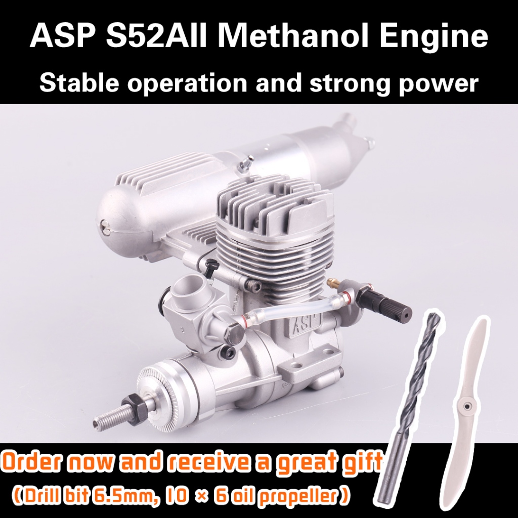Asp S52A/S52AII 52 級比例 8.47cc 2 衝程硝基發動機用於 RC 模型飛機 | 蝦皮購物