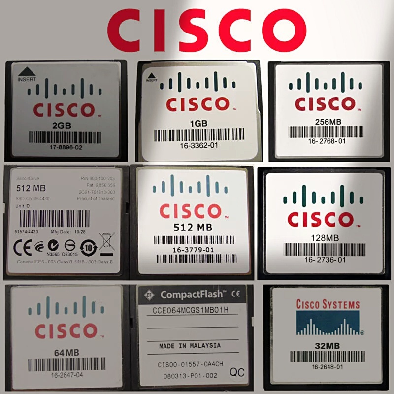 二手 32/64/128/256/512MB 1GB 2GB CISCO CF 緊湊型閃存 CF 工業存儲卡 | 蝦皮購物