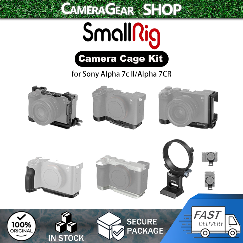SmallRig 相機籠套件/快速釋放底板/L 形手柄適用於索尼 Alpha 7C II/Alpha 7CR | 蝦皮購物