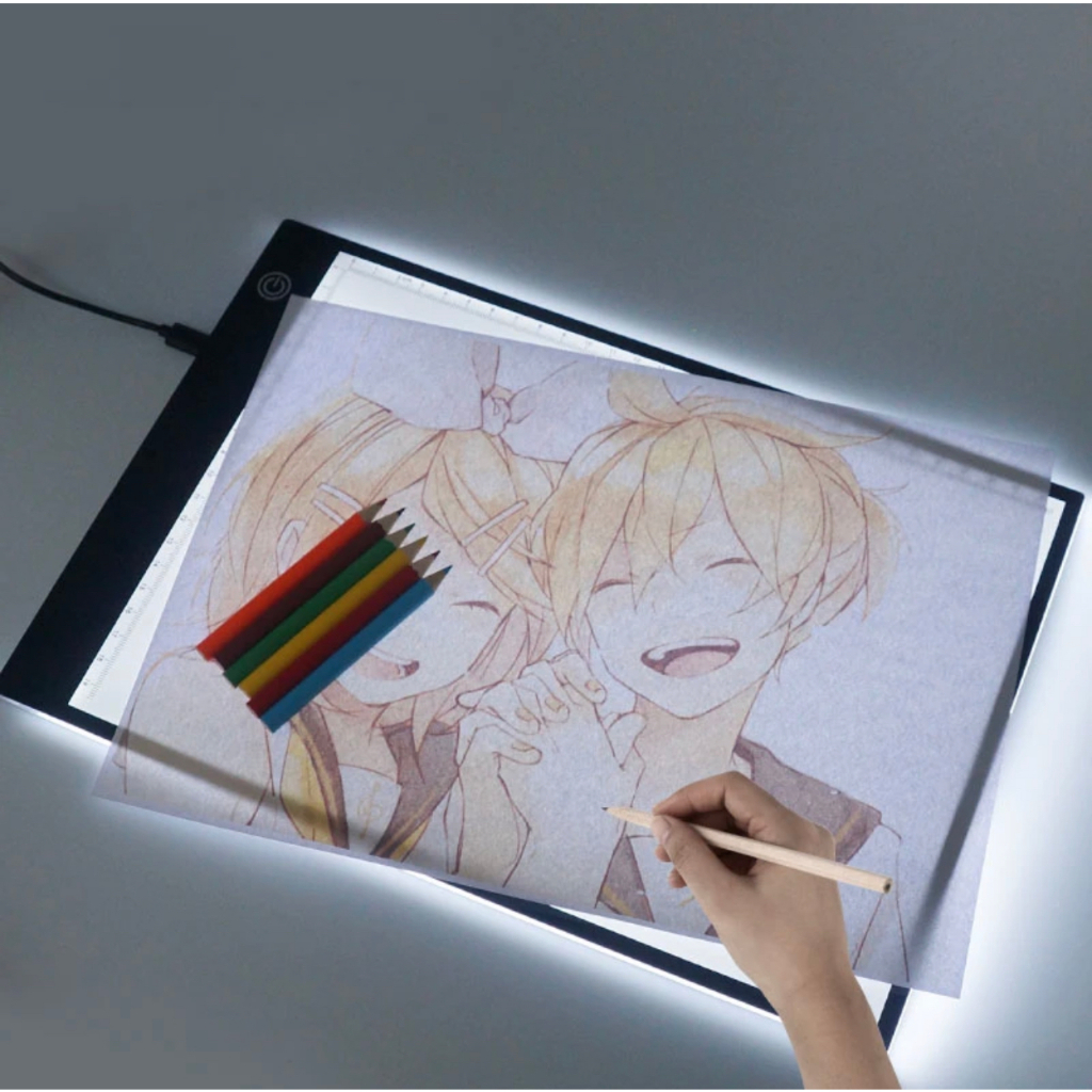 A4 A3拷貝臺LED臨摹臺透光板畫畫神器投書法動漫國畫素描透寫臺 | 蝦皮購物