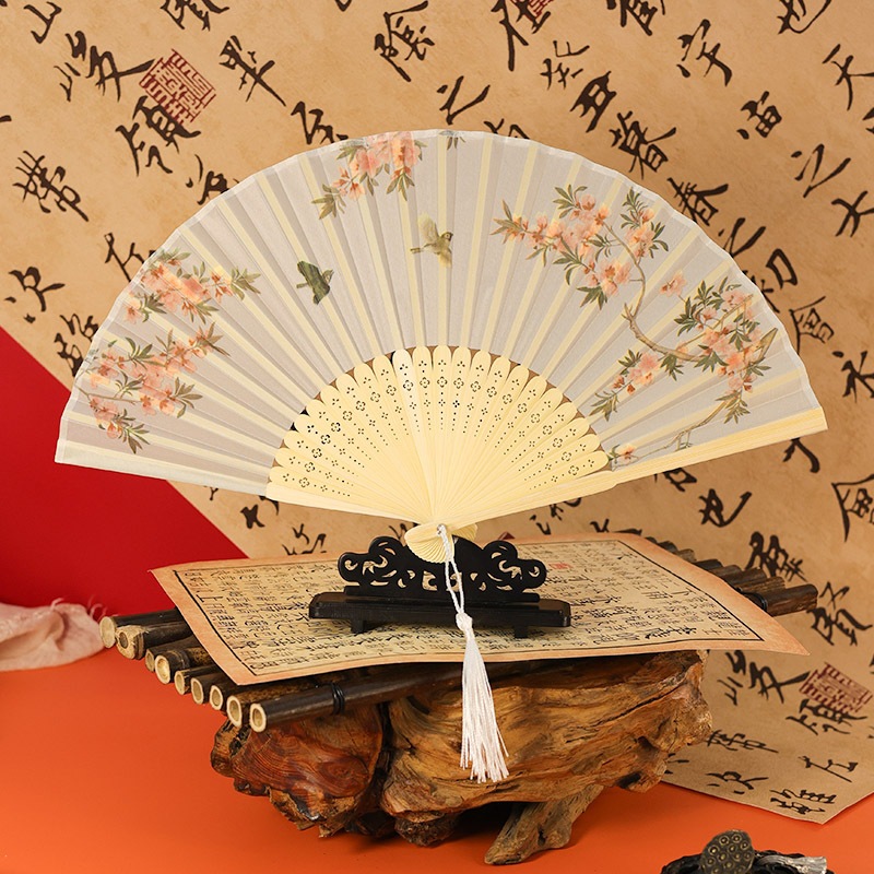 夏天扇子古風扇子摺疊扇子古風摺扇漢服扇新中式女扇舞蹈扇小扇子 | 蝦皮購物