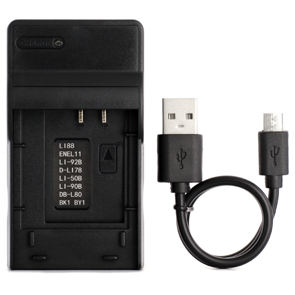 Chargeur USB Norifon Pour Batterie Sanyo DB-L50 / DB-L50AU - Compatible Xacti Et Autres Modèles