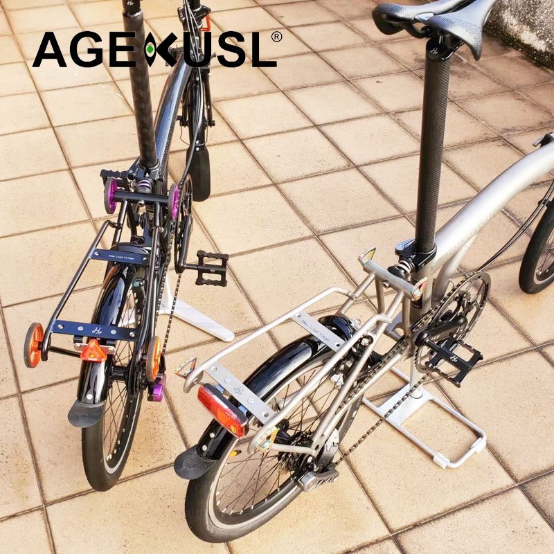 Hh 自行車後架 Cargo Racks 鈦合金後貨架小布改裝T/Pline專用行李架推行架 | 蝦皮購物