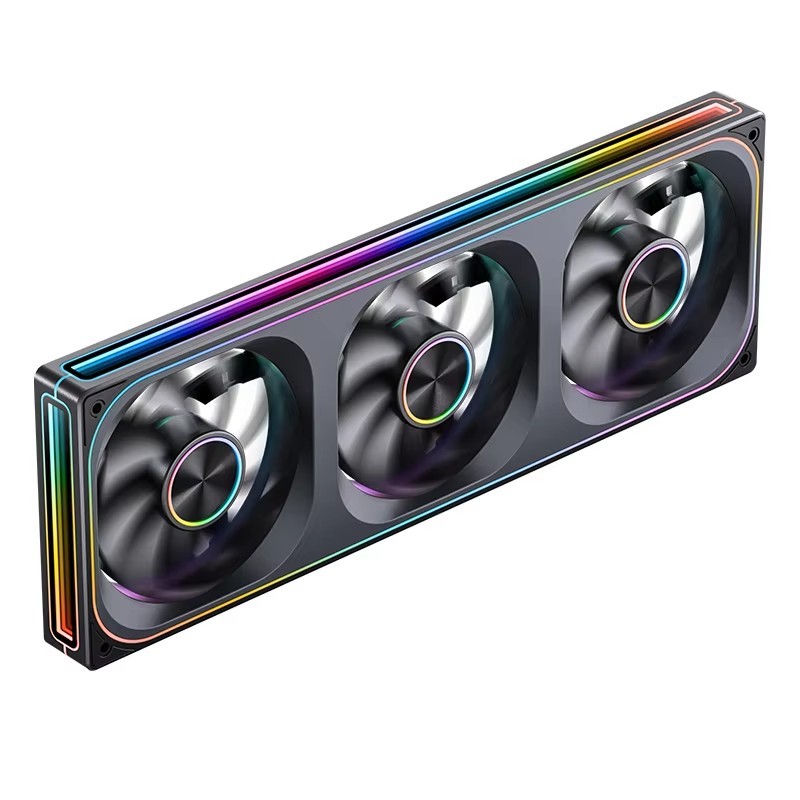 Jonsbo ZA-120/240/360 機箱風扇360 多面千層鏡面5V 3PIN ARGB 12cm