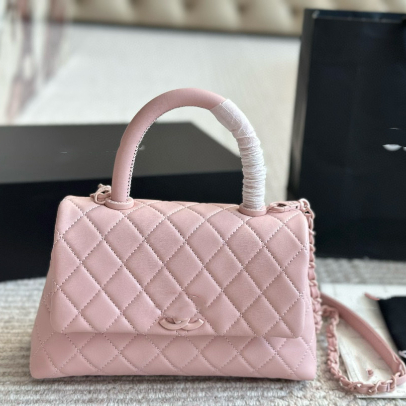 新款 trendy 手提包 handle 真皮包包 女包 斜跨包 鏈條包 肩背包 高級感 | 蝦皮購物