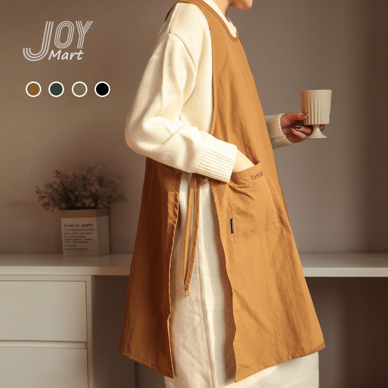 [限時下殺!!] JoyMart 長款背心圍裙 防潑水工作圍裙 咖啡店制服 馬甲圍裙 廚房圍裙 餐廳制服 大尺碼 工作室 | 蝦皮購物