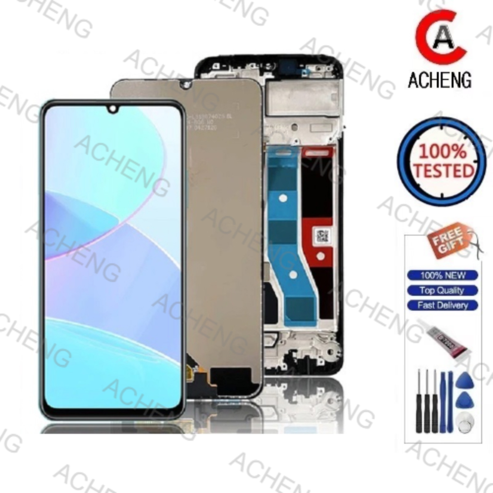 Acheng 兼容 Oppo Realme C51 RMX3830 LCD 觸摸屏數字化儀更換部件 | 蝦皮購物