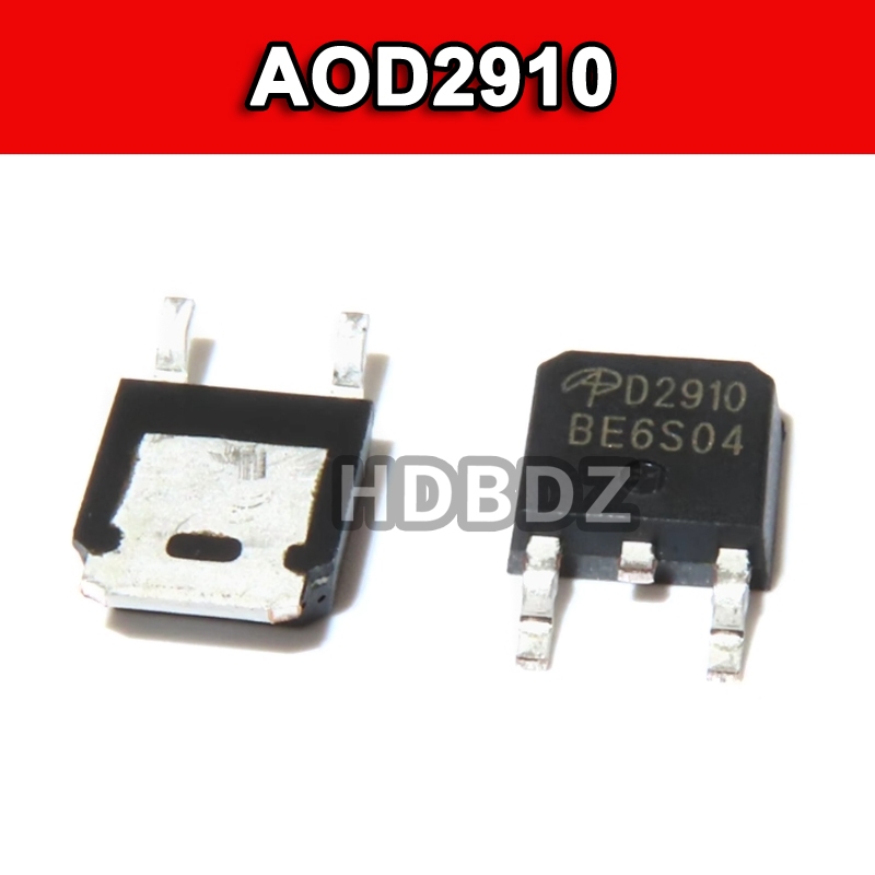 5~10pcs AOD2910 TO-252 D2910 31A 100V 通道MOS場效應管IC貼片 | 蝦皮購物