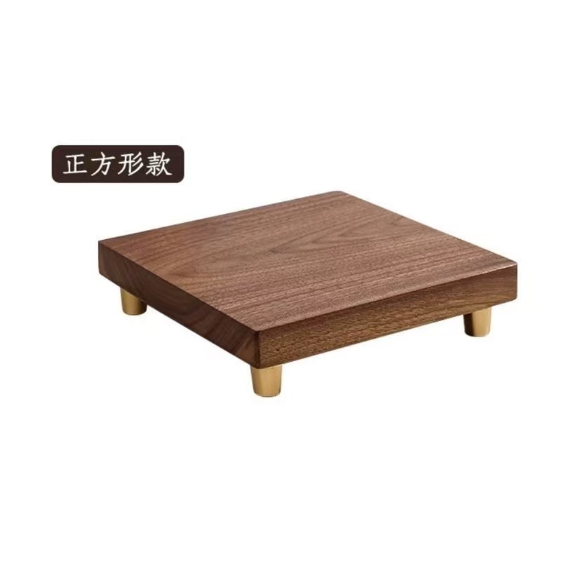 黑胡桃木底座 實木擺件 正方形長方形 大號基座 訂製杯墊 茶壺墊子 花盆花瓶底座 佛像底託長方形置物架 工藝品家居展示臺 | 蝦皮購物