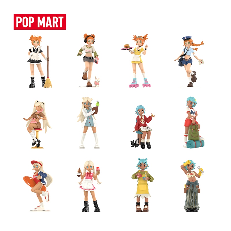 POP MART 泡泡瑪特 Peach Riot 叛桃朋克經濟學系列手辦（整套） | 蝦皮購物