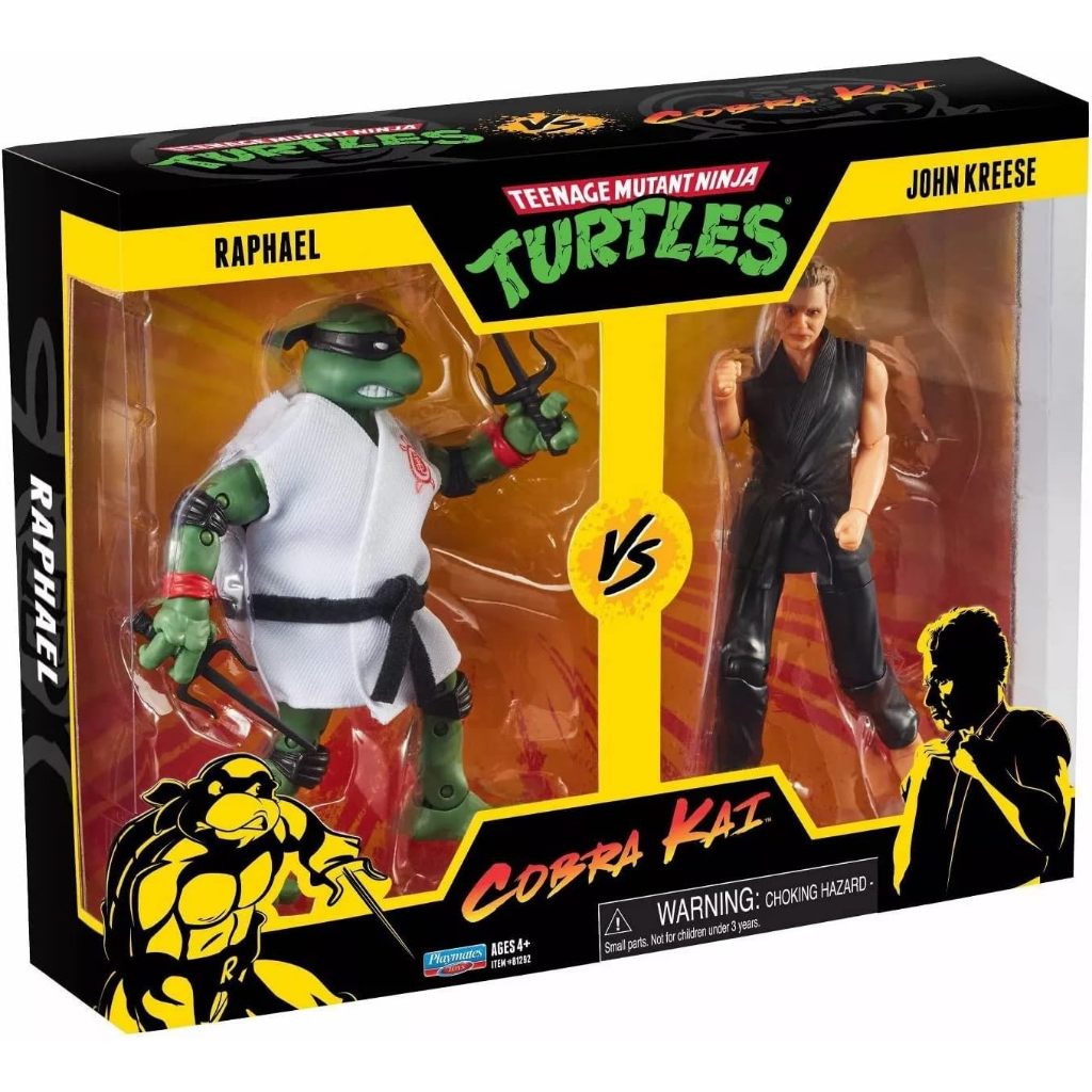Playmates TMNT X 眼鏡蛇 Kai Raphael VS John KREESE AF 2件裝 | 蝦皮購物