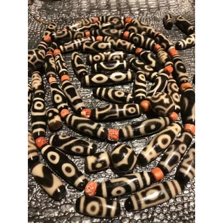 【貴重】特殊至純風化108眼天珠 至純九眼天珠/ 00861