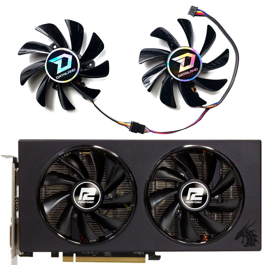 Powercolor RX590 8GB 紅龍顯卡散熱風扇 | 蝦皮購物