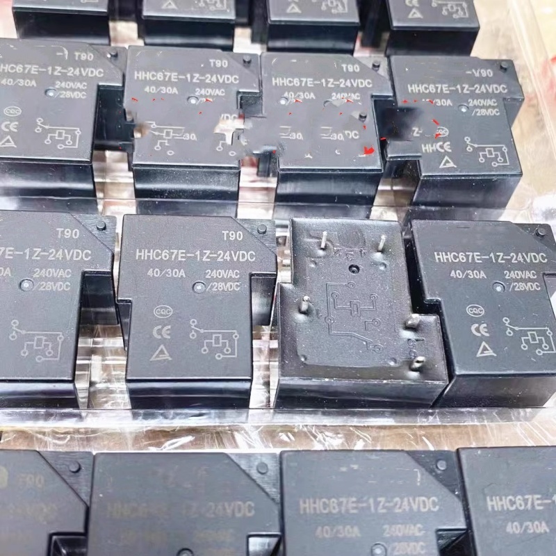 Piezas de relé de 24V CC, 12V CC, 30A, 6 pin, HHC67E-1Z, NNC67E-1Z, 1
