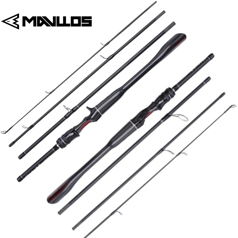 Mavllos 新款 OCKA 4 件套旅行釣魚竿 - 緊湊、便攜、強大的旅行愛好者 - 1.8M/2.1M 中等動作 | 蝦皮購物