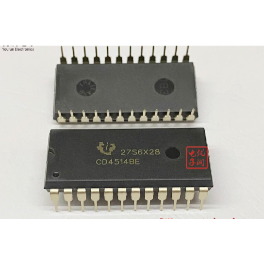 5PCS CD4514BE DIP-24 CD4514 CMOS 4-BIT LATCH/4-TO-16 LINE DECODER