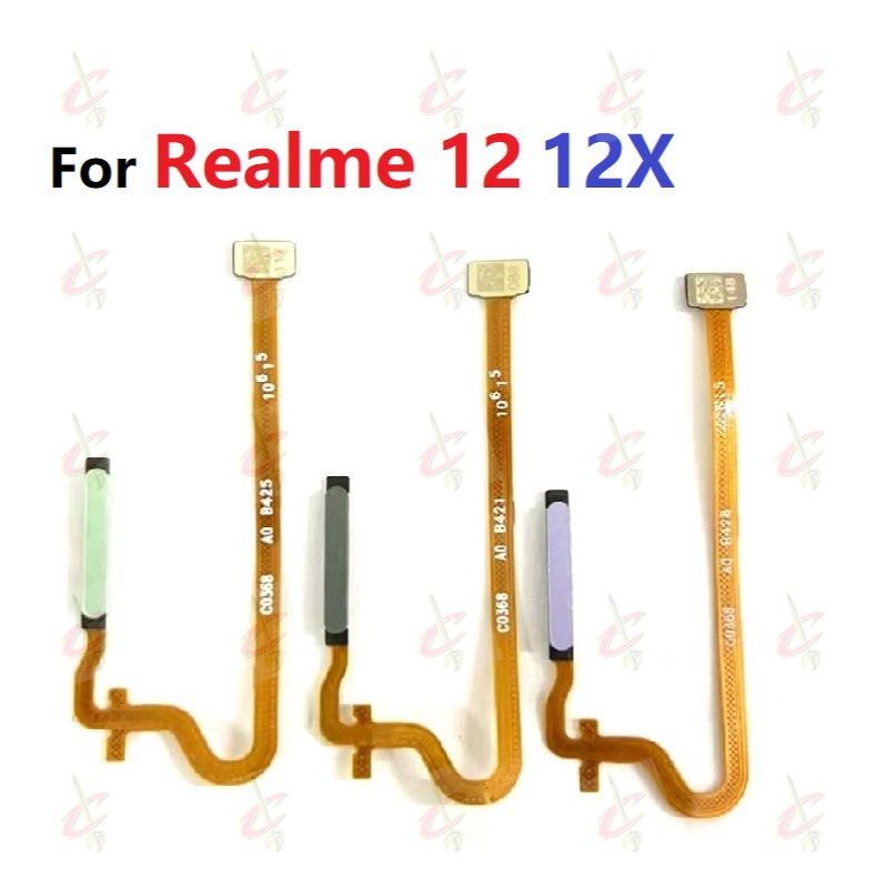 適用於 Realme 12 5G 12X 電源開關按鈕 flex RMX3999 RMX3997 的指紋指紋傳感器 | 蝦皮購物