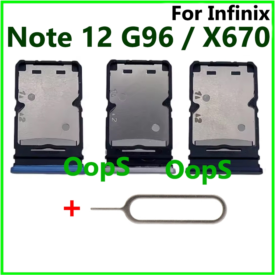用於 INFINIX NOTE 12 G96 X670 手機 SIMLOCK 插槽 SIM 托盤的 SIM 托盤卡夾 | 蝦皮購物