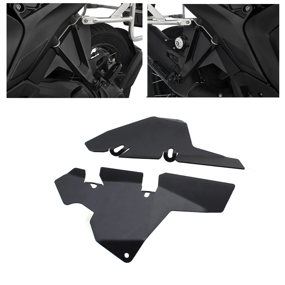 Plaque D'extension Béquille Latérale En Aluminium CNC Pour BMW R1300GS / R1300GS Adventure (2023-2025) - Noir - Stabilisation Moto - 3